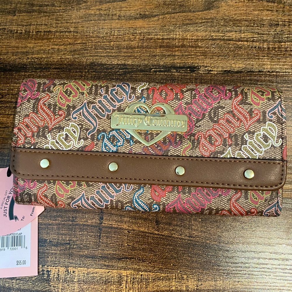 Juicy Couture Multicolor Logo Wallet - Picture 2 of 11